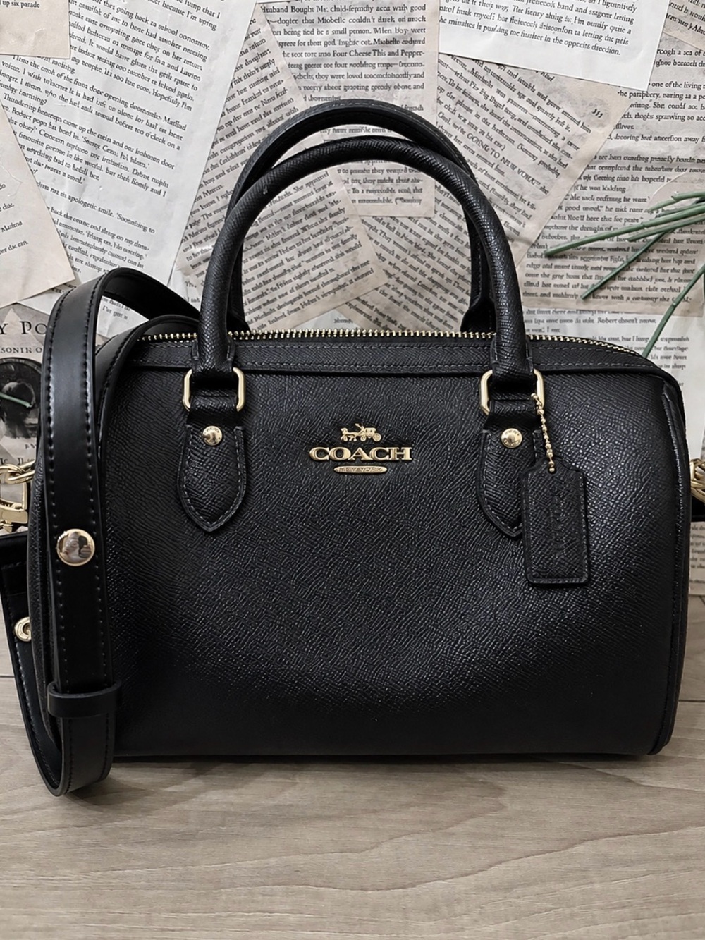 Coach Rowan Satchel Black